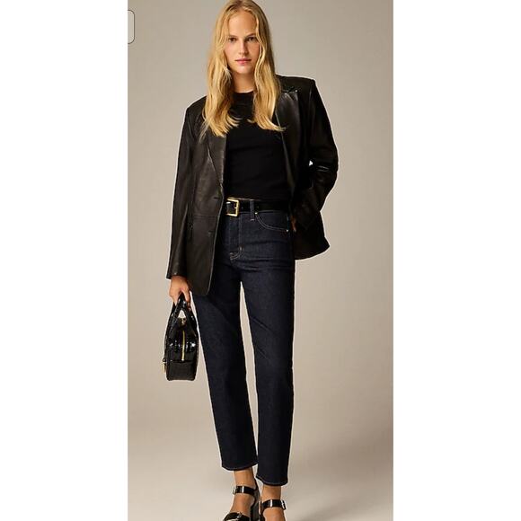 J. Crew High Rise ‘03 Super Stretch Slim Jeans Dark Wash Size 32 - Picture 1 of 10